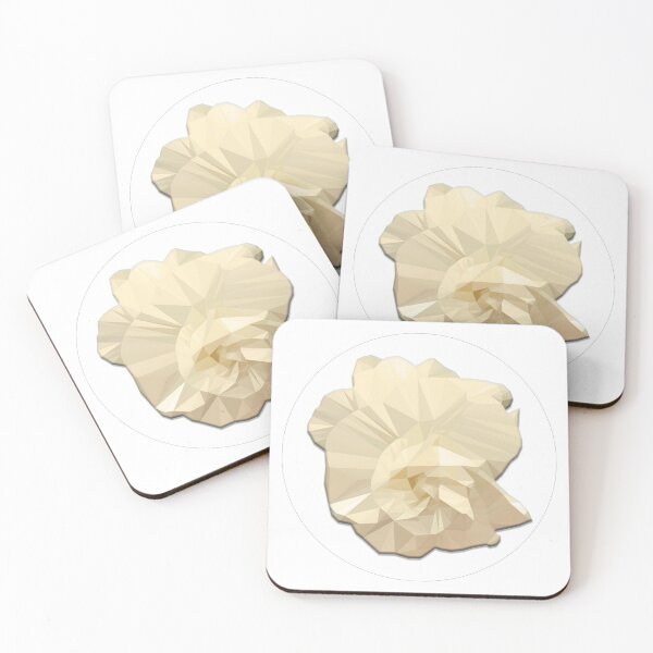 Item preview, Light Yellow Low Poly Flower designed and sold by spaceacedesigns.