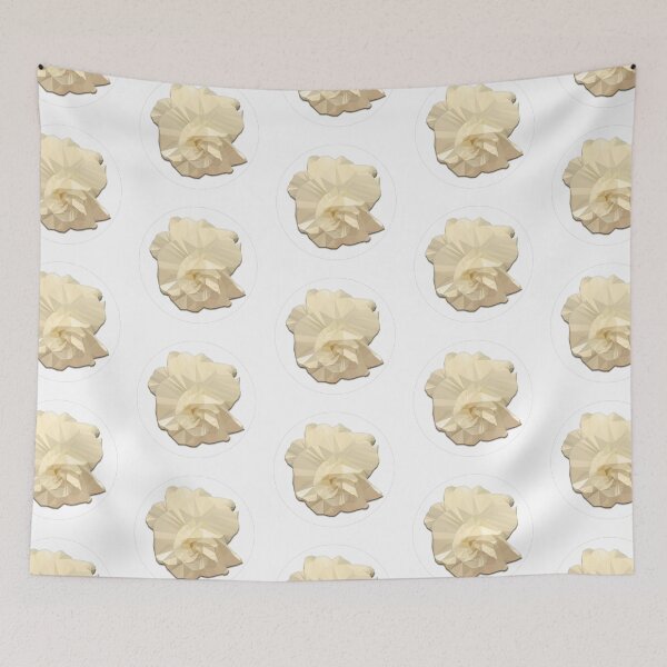 Item preview, Light Yellow Low Poly Flower designed and sold by spaceacedesigns.