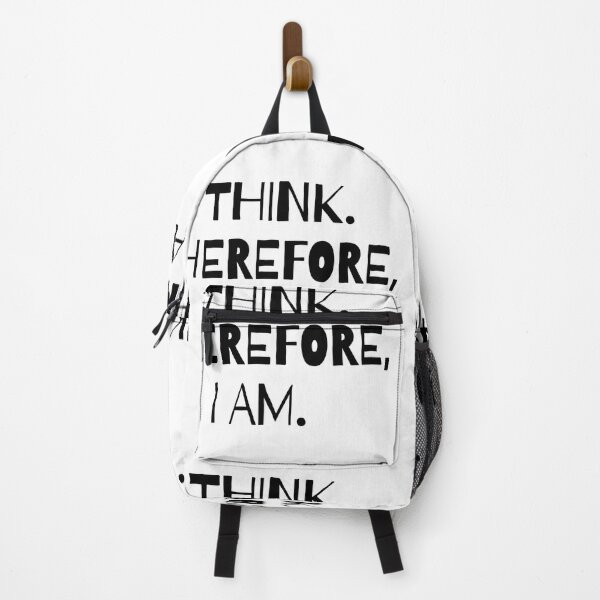 Item preview, I think, therefore I am - Rene Descartes quote designed and sold by Rani-art.