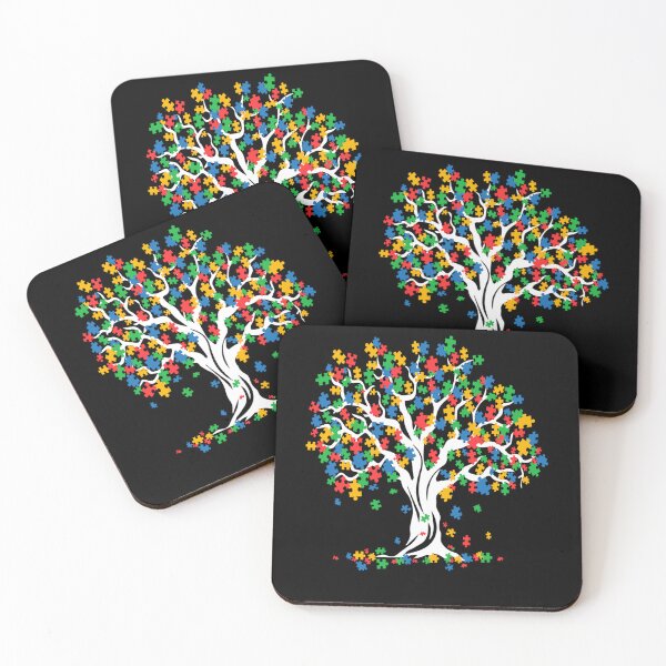 Artikelvorschau, Baum des Lebens Autismus-Bewusstseins-Monats-lustiges ASD-Anhänger-Geschenk entworfen und verkauft von NaomiTankersly.