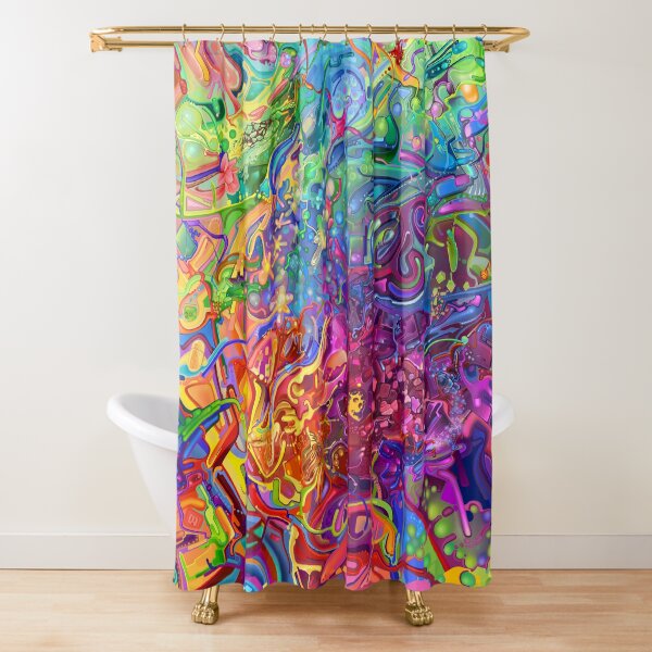 This Page Intentionally Left Blank - Digital Art & Painting Shower Curtain