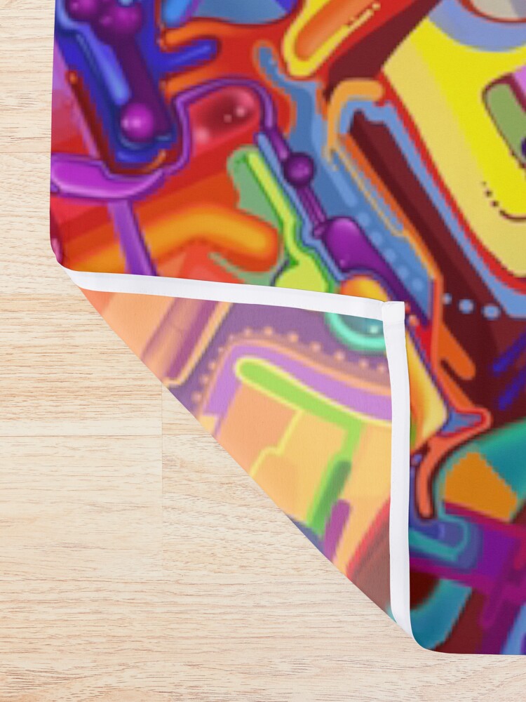 Alternate view of This Page Intentionally Left Blank - Digital Art & Painting Shower Curtain