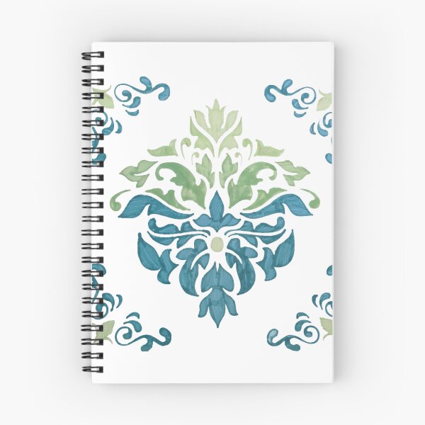 Item preview, Blue green floral design designed and sold by Melissa Renee.
