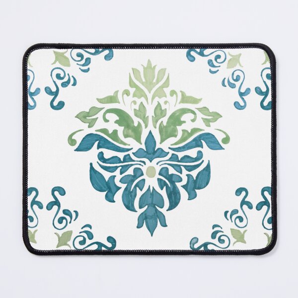 Item preview, Blue green floral design designed and sold by Melissa Renee.