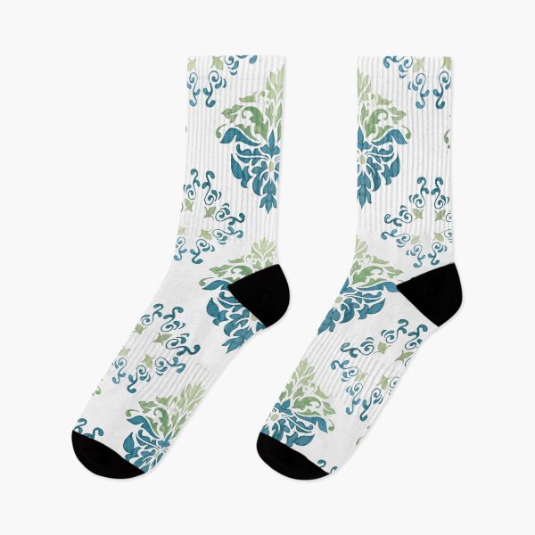 Item preview, Blue green floral design designed and sold by Melissa Renee.