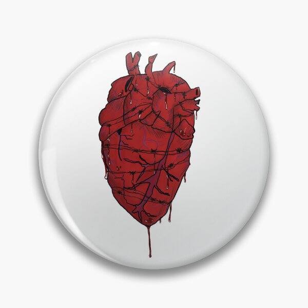 Item preview, Barbed heart  designed and sold by ZombieFreak16.