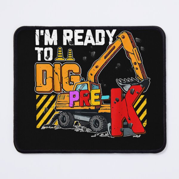 Item preview, Ready To Dig Pre-K Construction Back To School Men Boys T-Shirt designed and sold by DahnkeBinney.
