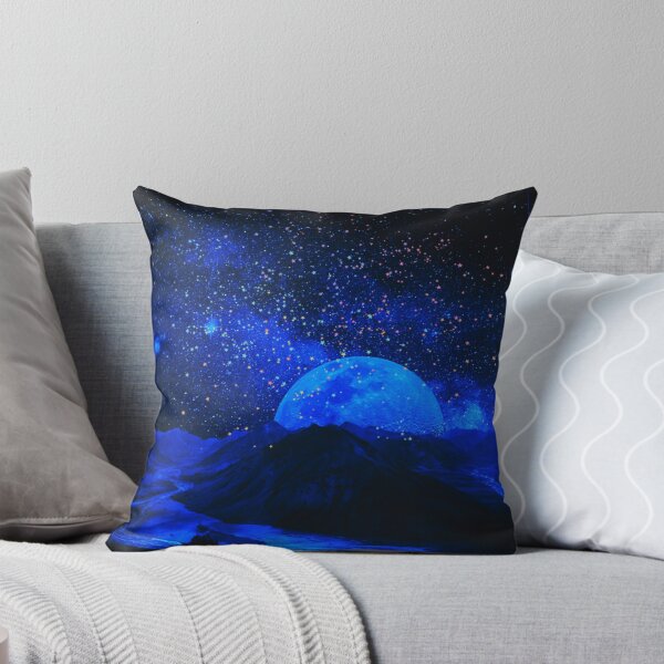 Item preview, Neon Blue Glitter Night Galaxy designed and sold by BlissHeaven.