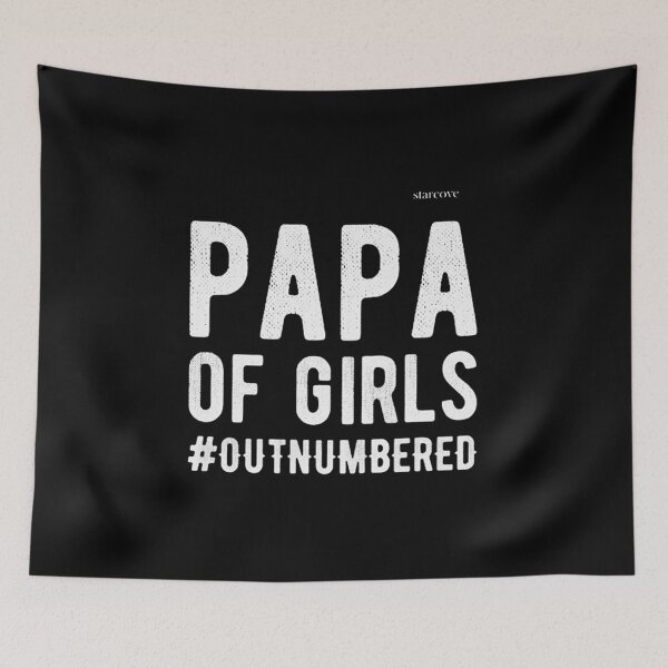 Item preview, papa of girls outnumbered designed and sold by Arandacha.