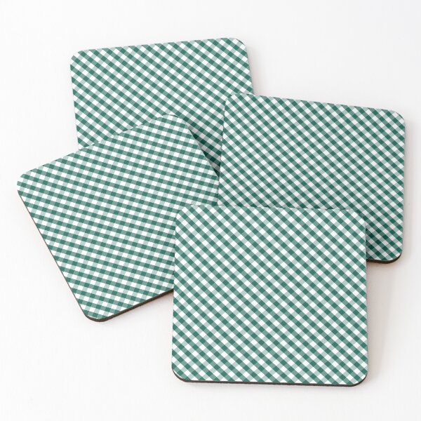 Item preview, Classic Celebration Town Dark Green Gingham Check designed and sold by CelebrationTown.
