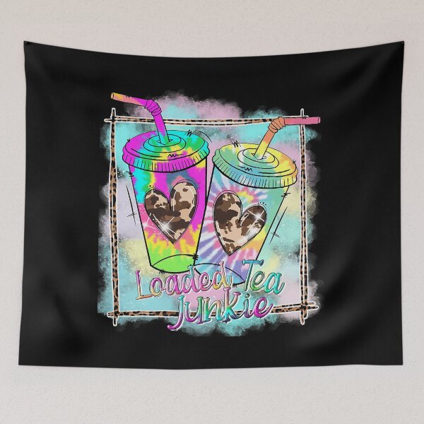 Item preview, Loaded Tea Junkie Tie Dye Summer Vibes  designed and sold by nwaja-art.