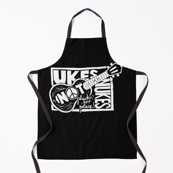 Item preview, Ukes Not Nukes Pluckin For Peace Ukulele Player Guitar designed and sold by NaomiTankersly.