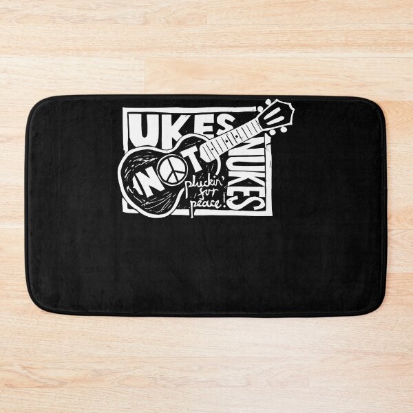 Item preview, Ukes Not Nukes Pluckin For Peace Ukulele Player Guitar designed and sold by NaomiTankersly.