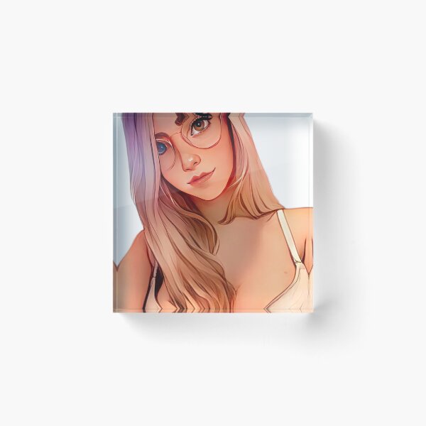 Item preview, Cute Girl with Glasses designed and sold by Cute Girl Fan Art.