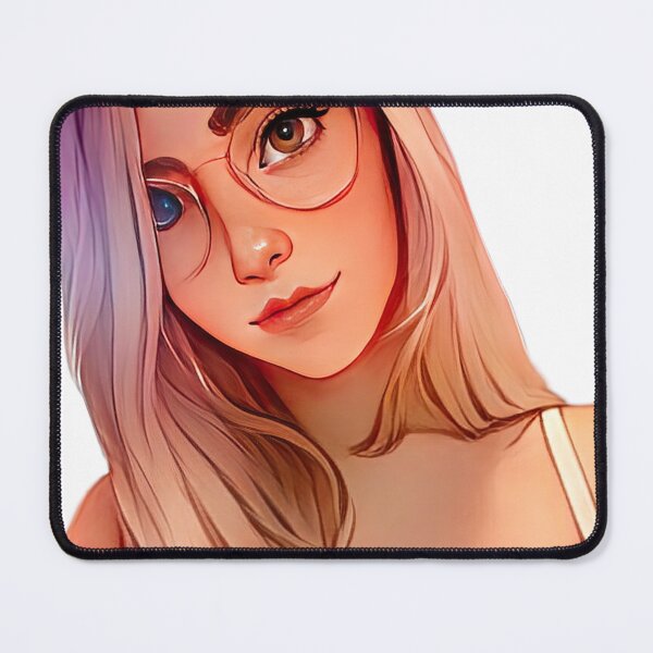 Item preview, Cute Girl with Glasses designed and sold by Cute Girl Fan Art.