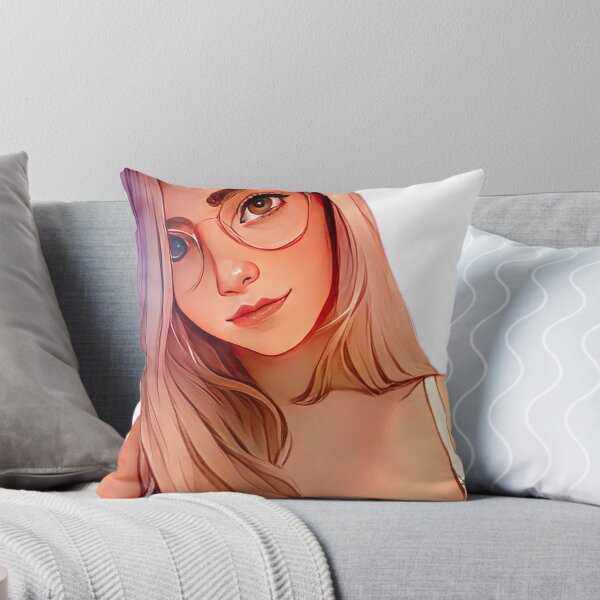 Item preview, Cute Girl with Glasses designed and sold by Cute Girl Fan Art.