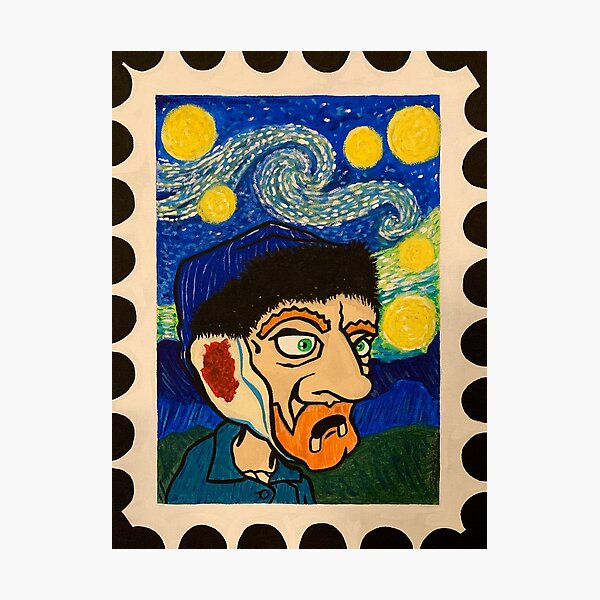 Item preview, Vincent Van Gogh Stamp designed and sold by BryanWhipple.