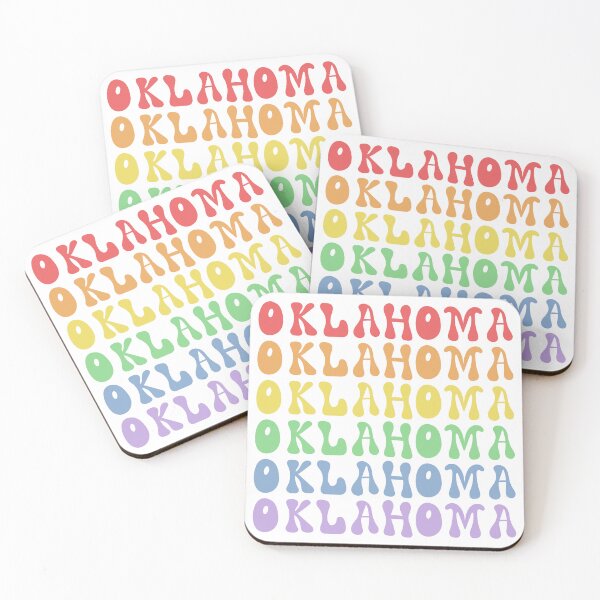 Item preview, Rainbow Retro Oklahoma designed and sold by mcfoley9.