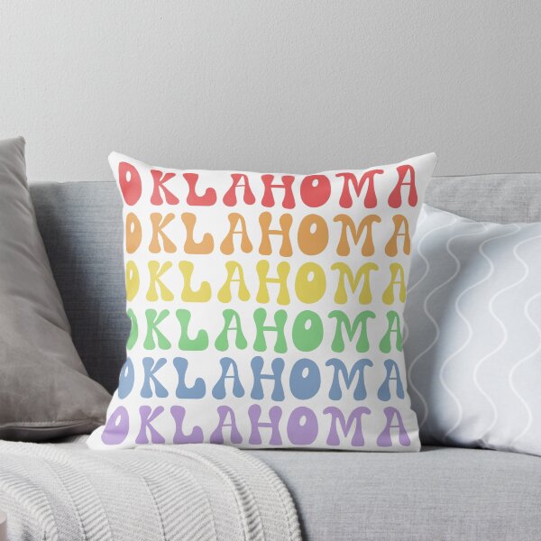 Item preview, Rainbow Retro Oklahoma designed and sold by mcfoley9.