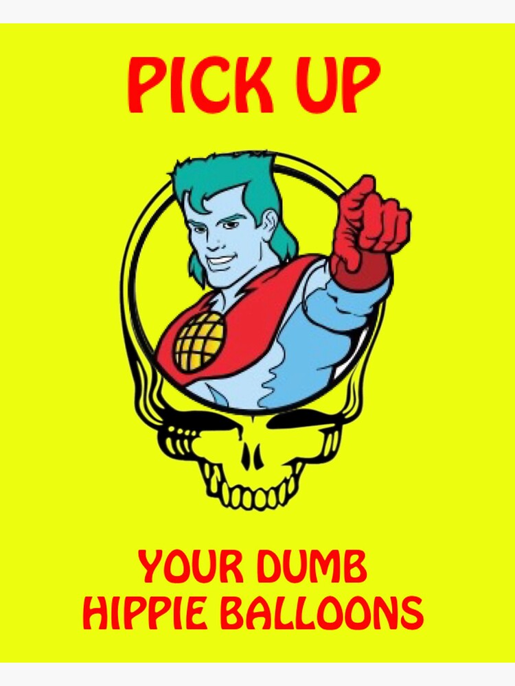 Hippie balloons Sticker