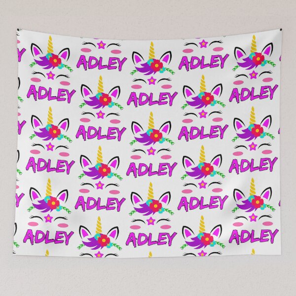 Item preview, adley unicorn face Kids T-Shirt designed and sold by BeauWellingto.