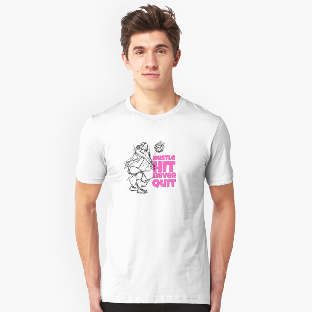 hustle hit never quit shirt