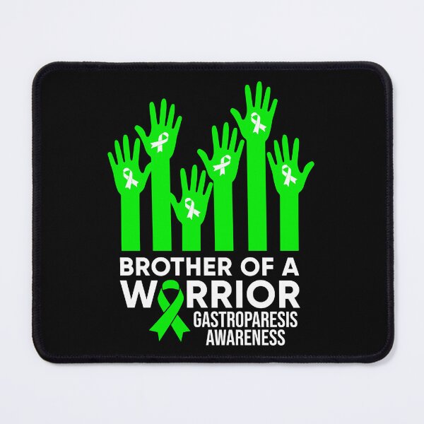 Item preview, Gastroparesis Awareness Month 2022 Brother of a Warrior Gastroparesis Awareness designed and sold by OtiliaNikolaus.