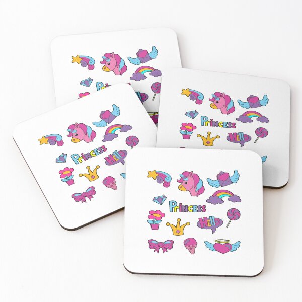 Item preview, Adley Unicorn Little Girl Sticker designed and sold by BeauWellingto.