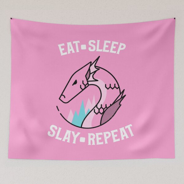 Item preview, Eat Sleep Slay Repeat, Slay Everyday designed and sold by Monique Prince.