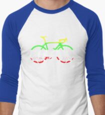 Bike Tour de France Jerseys (Horizontal) (Big) Men's Baseball ¾ T-Shirt