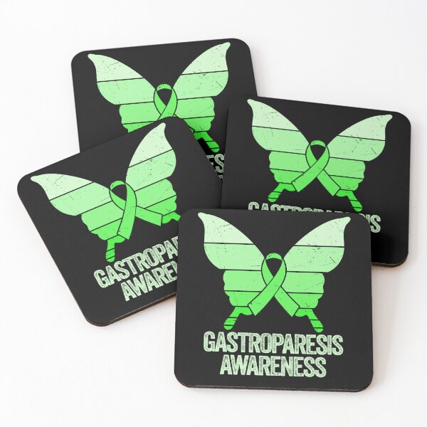 Item preview, Gastroparesis Awareness Month 2022  Gastroparesis Awareness Butterflies Ribbon warrior support designed and sold by OtiliaNikolaus.
