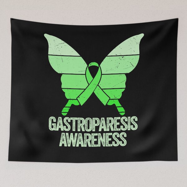 Item preview, Gastroparesis Awareness Month 2022  Gastroparesis Awareness Butterflies Ribbon warrior support designed and sold by OtiliaNikolaus.