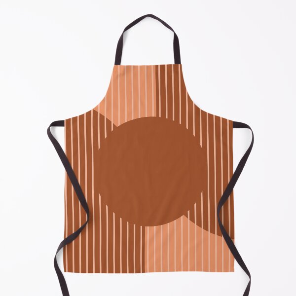 Item preview, Abstract Shapes 258 in Terracotta Brown designed and sold by nineFlorals.
