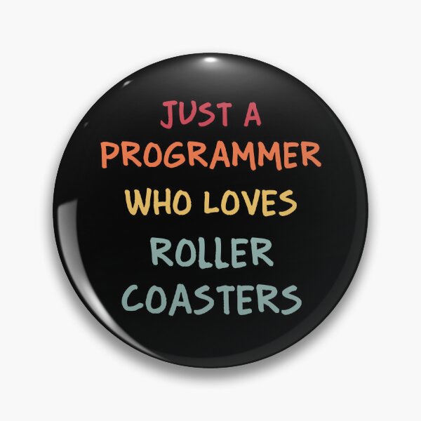 Item preview, Funny Programmer Gift | Funny Software Developer Gift | Funny Coder Gift | Just A Programmer Who Loves Roller Coasters designed and sold by campingforge.