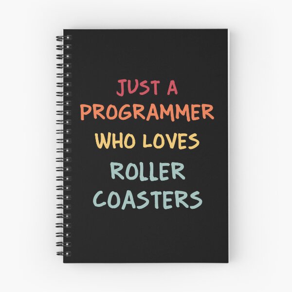 Item preview, Funny Programmer Gift | Funny Software Developer Gift | Funny Coder Gift | Just A Programmer Who Loves Roller Coasters designed and sold by campingforge.