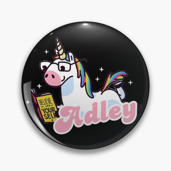 Item preview, Cute Adley - Love books adley, Kids, Rainbow, Unicorn, Birthday, Gift, Funny Spiral Notebook designed and sold by BeauWellingto.