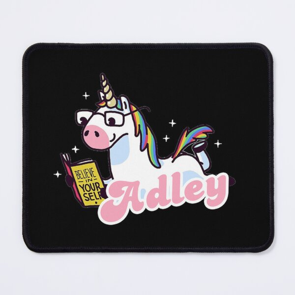 Item preview, Cute Adley - Love books adley, Kids, Rainbow, Unicorn, Birthday, Gift, Funny Spiral Notebook designed and sold by BeauWellingto.