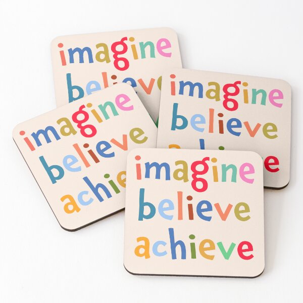 Item preview, Imagine. Believe. achieve designed and sold by LivelyLoks.