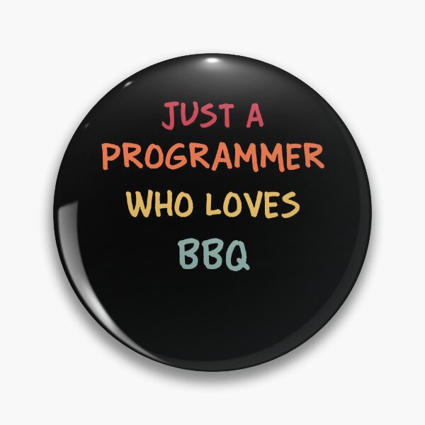 Item preview, Funny Programmer Gift | Funny Software Developer Gift | Funny Coder Gift | Just A Programmer Who Loves BBQ designed and sold by campingforge.