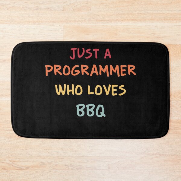 Item preview, Funny Programmer Gift | Funny Software Developer Gift | Funny Coder Gift | Just A Programmer Who Loves BBQ designed and sold by campingforge.