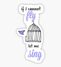 Let me sing! Sweeney Todd Sticker