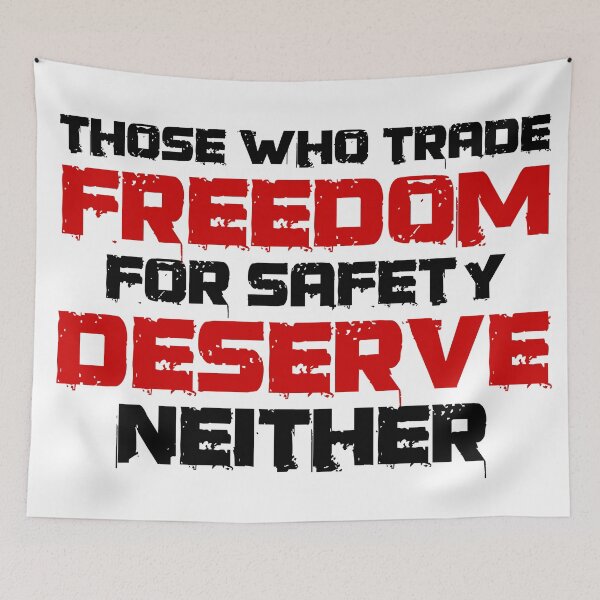 Item preview, Freedom Liberty Political Quote Free Speech Terrorism Government designed and sold by Sid3walkArt2.