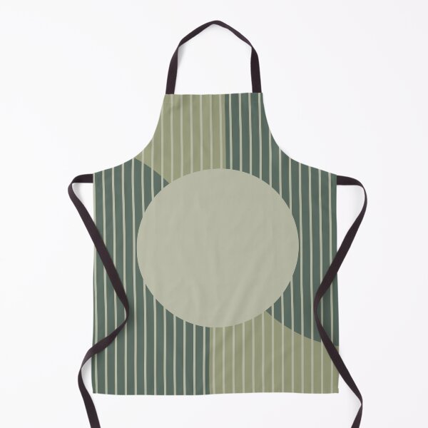 Item preview, Abstract Shapes 253 in Sage Green designed and sold by nineFlorals.