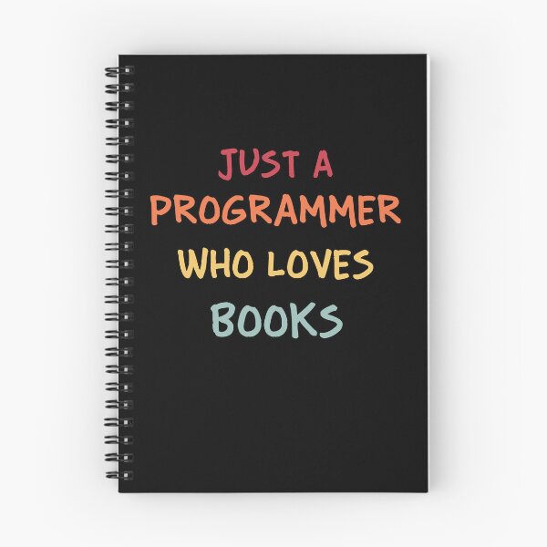 Item preview, Funny Programmer Gift | Funny Software Developer Gift | Funny Coder Gift | Just A Programmer Who Loves Books designed and sold by campingforge.