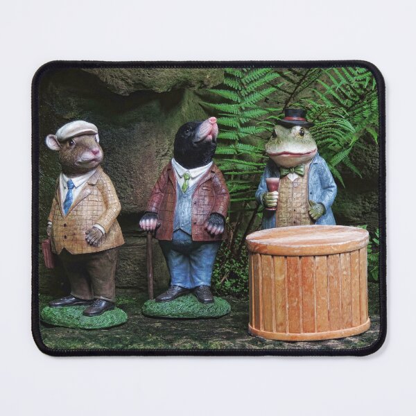 Item preview, Ratty, Mole, Toad and Badger - Dewstow Gardens designed and sold by Marilyn Harris.
