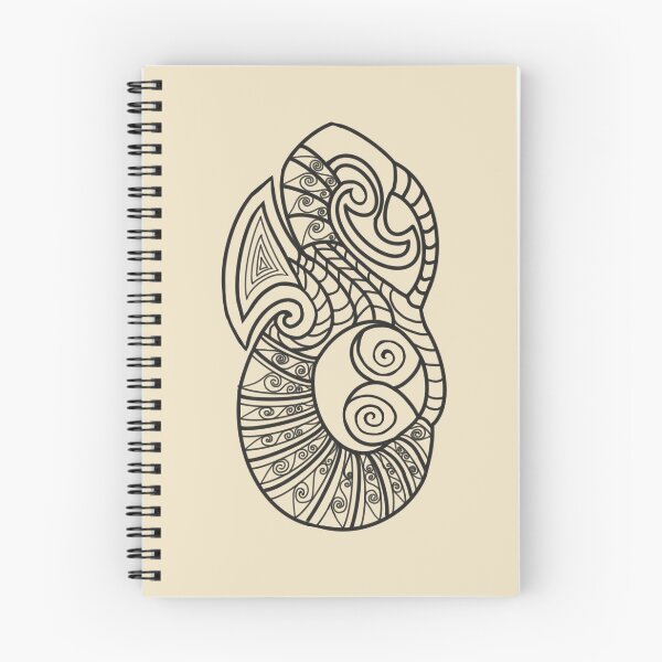 Item preview, Maori Taniwha - line drawing designed and sold by EurekaRoad.