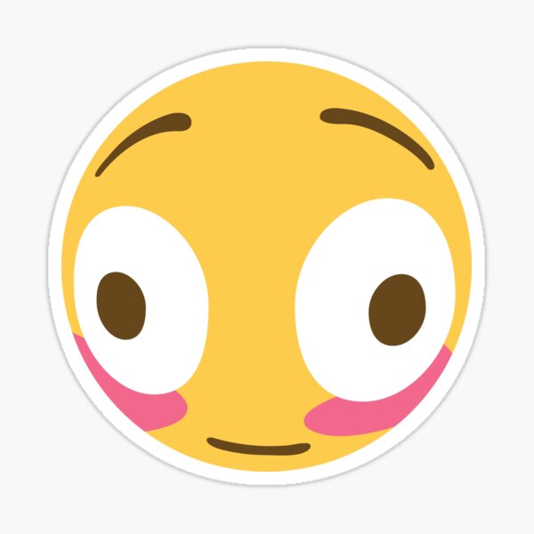 Sad cursed emoji Sticker for Sale by pandazo