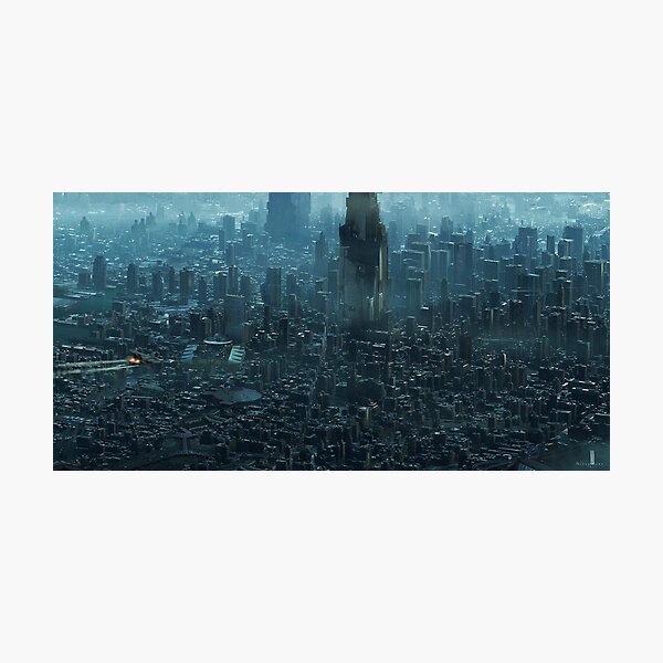 SCIFI CITYSCAPE Photographic Print
