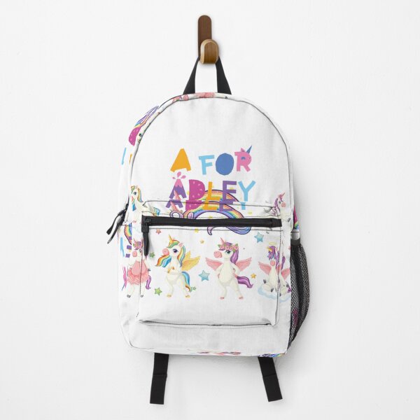 Item preview, kawai girl a for adley unicorns cartoon for kids Sticker designed and sold by BeauWellingto.