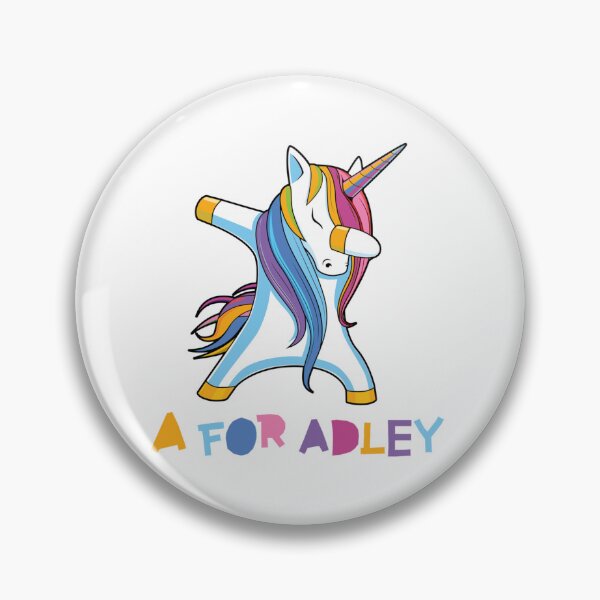 Item preview, kawai girl a for adley unicorns 2d cartoon Sticker designed and sold by BeauWellingto.